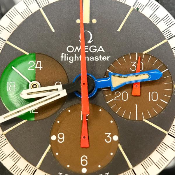 Omega Flightmaster 1970's pilots chronograph 