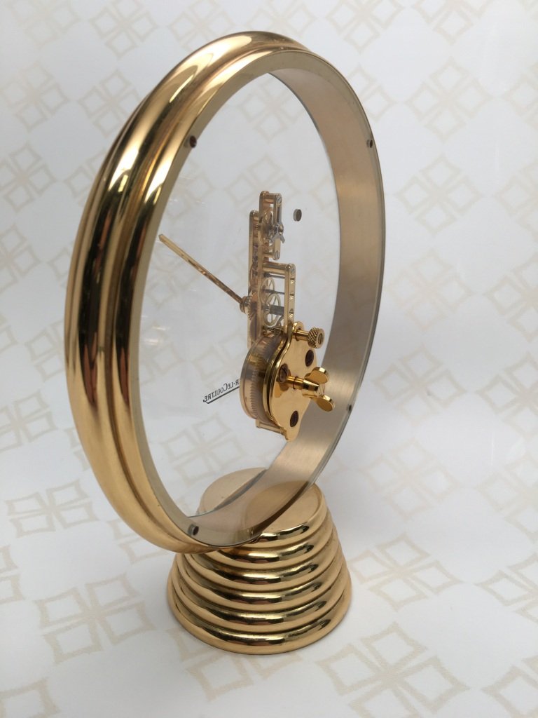Jaeger-LeCoultre skeleton dial clock