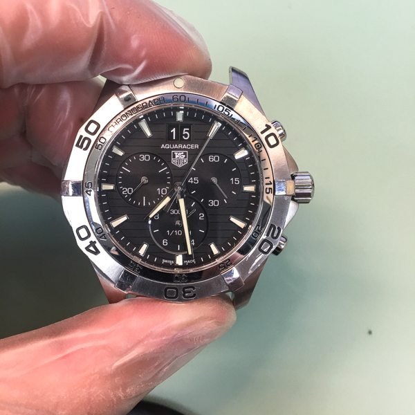 how to set the tag heuer aquaracer watch?