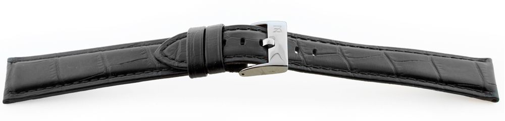 14533 - Black Alligator Grain Watch Band XL