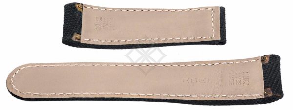 26mm Ebel Tekton Black fabric strap - 35L8CH - with screw attachements - EB283