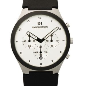 Danish Design Men's Sapphire White-Dial Stainless Steel Anna Gotha Chronograph (IQ12Q885)