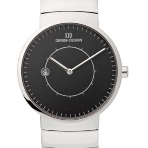 Danish Design Men's Minimal Sapphire Black-Dial Titanium Lars Pederson Wristwatch (IQ64Q830)