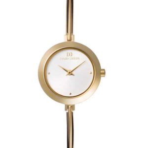 Danish Design Women's Sapphire White-Dial Stainless Steel Wristwatch with Bangle (IV05Q705)