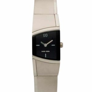 Danish Design Women's Curved Black-Dial Titanium Wristwatch with Bracelet (IV63Q838)