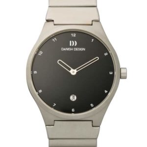 Danish Design Women's Sapphire Black-Dial Stainless Steel Anna Gotha Wristwatch (IV63Q884)