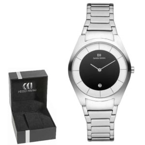 Danish Design Women's Sapphire Two-Tone-Dial Stainless Steel Case and Bracelet Designer Wristwatch by Tirtsah (IV66Q890)