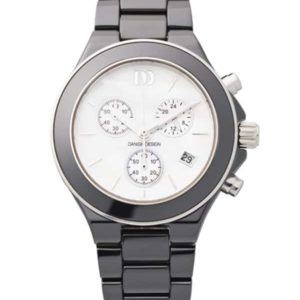 Danish Design Women's Sapphire White-Dial Black Ceramic Wristwatch (IV63Q874)