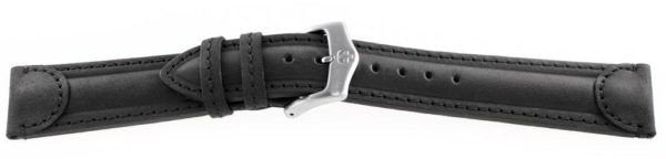 Genuine-Leather-Watch-Band-Aged-Long-Black
