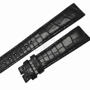 Black Alligator Skin Watch Band for Gents Ebel 1911 - eb614