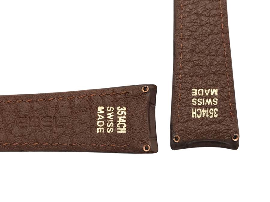 Replacement Brown Shark Skin Strap fits Ebel 1911 Gents - 3523 - Image 3