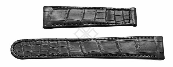 Ebel 1911 Senior black crocodile  watch band - 22mm wide