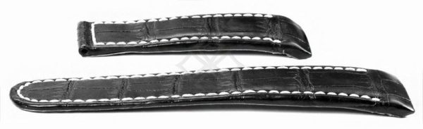 Ebel black crocodile skin strap