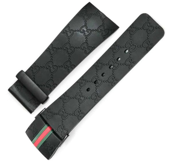 Genuine Gucci rubber watch band for YA114207