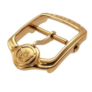 LG702 - Longines 16mm Gold Tone Wing Buckle - L649101702