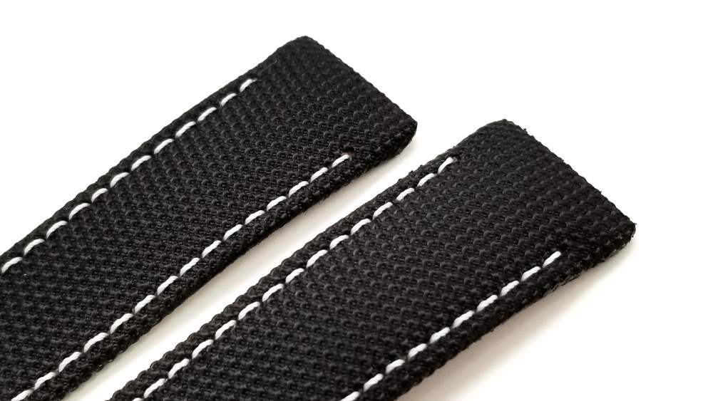 OEM Brand New Black Fabric (Technofiber) 23mm Watch Band