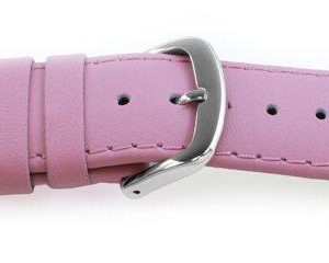 Smooth Leather Watch Band / Quick Release Pink