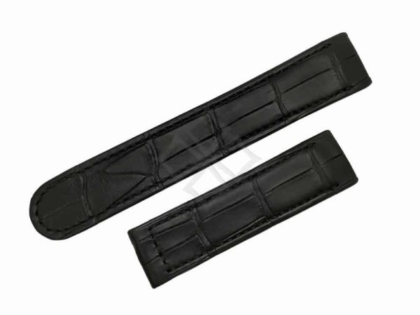 Replacement Black Alligator Watch Band for Ebel 1911 - eb836