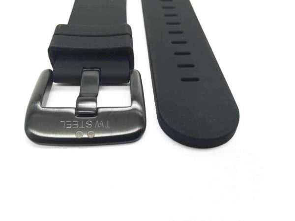 TW Steel Canteen 22mm band with black pvd tongue buckle