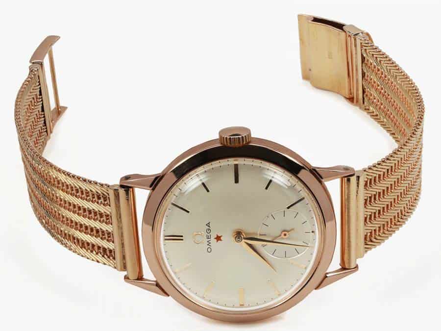 Vintage-18k-YG-Omega-Watch