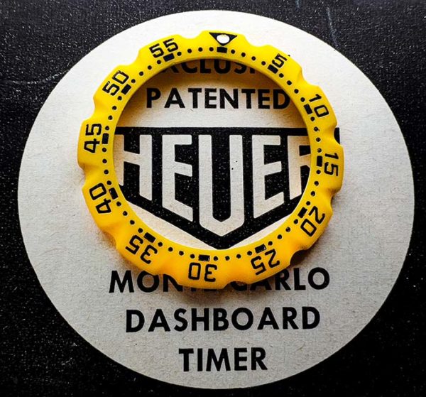 Authentic Yellow Tag Heuer Ratchet Bezel for Tag Heuer F1 Mid-size