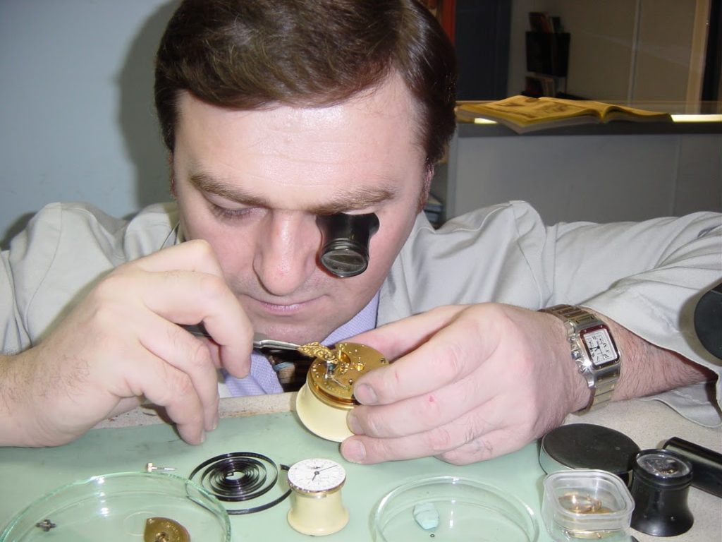Master watchmaker Mitchell Lodowski 45 years of watchmaking