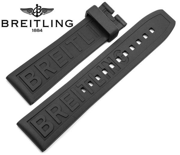 Breitling 22x20 replacement rubber watch band - OEM & Swiss Made (4)