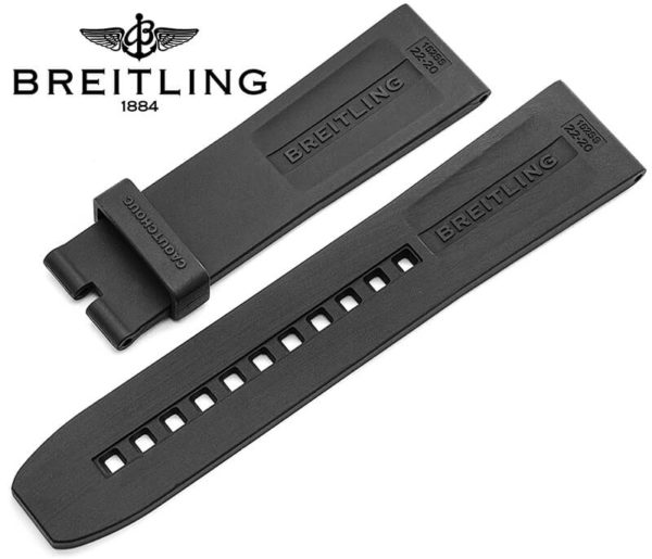 Breitling 22x20 replacement rubber watch band - OEM & Swiss Made (5)