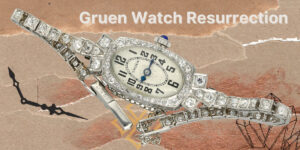 Gruen Watch Resurrection repaired by Manhattan Time Service