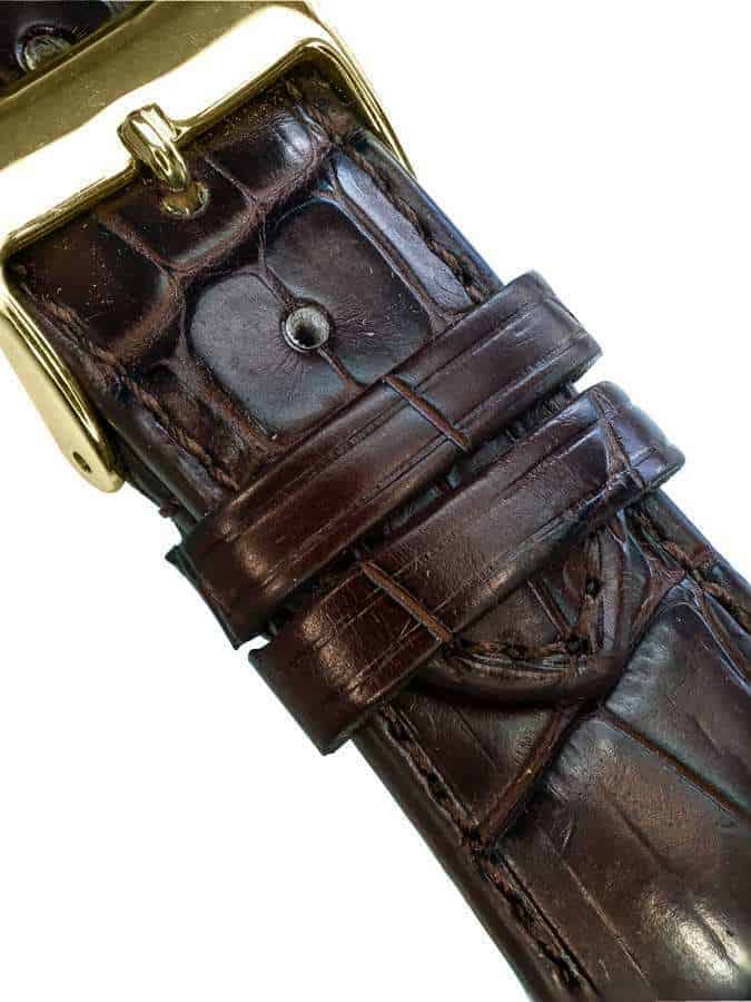 New Genuine Alligator Leather Watch Band Handmade in Italy Men's Strap