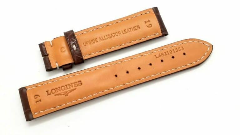 Genuine Longines 1918MM Brown Alligator Leather Watch Band  New