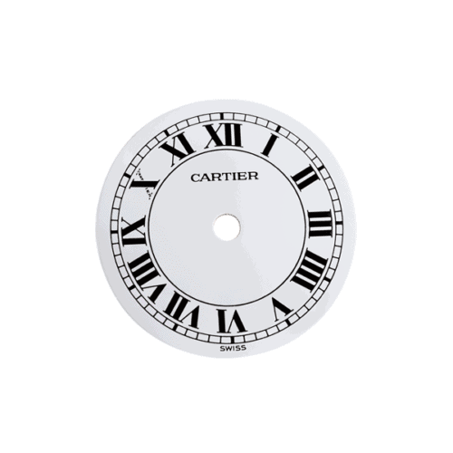 Cartier watch parts - Santos Ladies Octagonal Automatic - White Dial