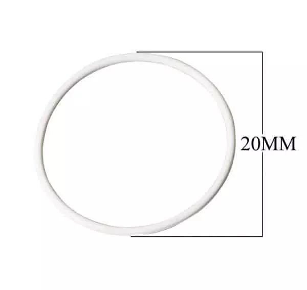Replacement Cartier Crystal Gasket for Cartier Ladies Santos Octagonal - NEW - Image 3