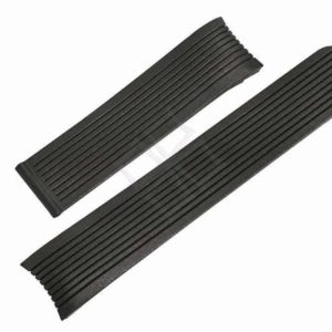 Replacement Ebel Black Rubber 3505CH watch band for Ebel Classic Sport